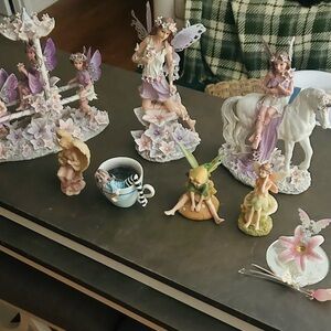 Fairy Figurine Vintage Set of 8